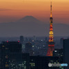 東京タワーと富士山