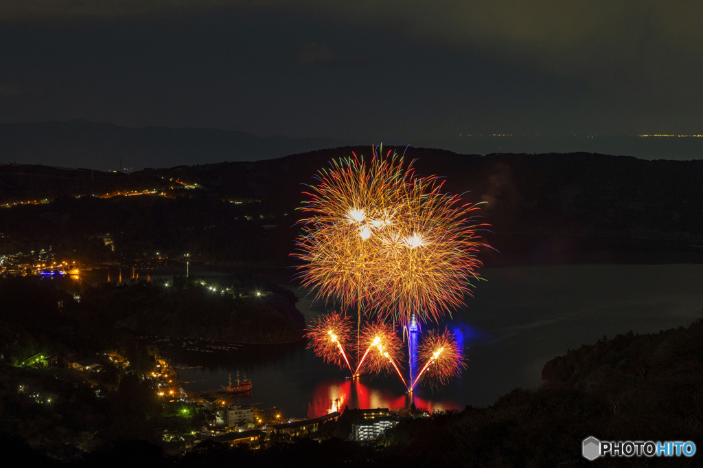 箱根神社節分祭奉祝花火大会