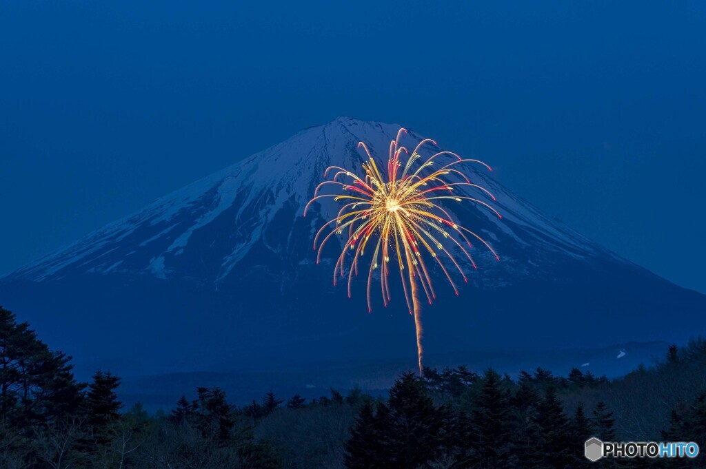 第2回the絶景花火Mt.fuji 1