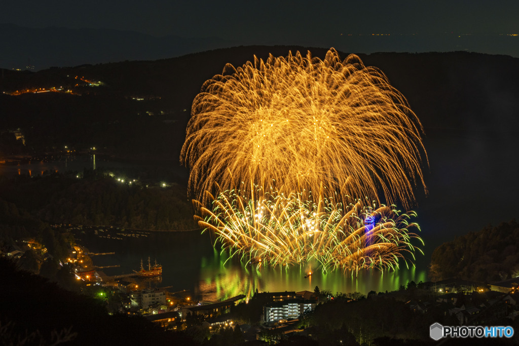 箱根神社節分祭奉祝花火大会２