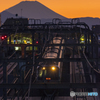 ロマンスカーと富士山２
