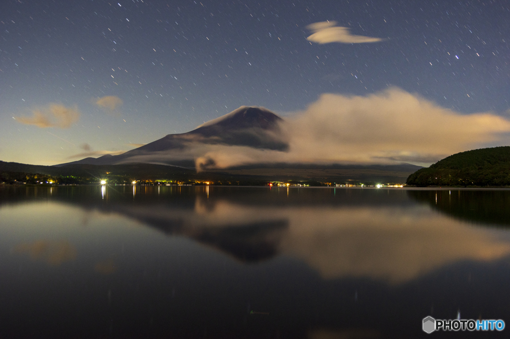 真夜中の山中湖