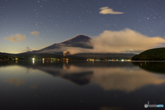 真夜中の山中湖