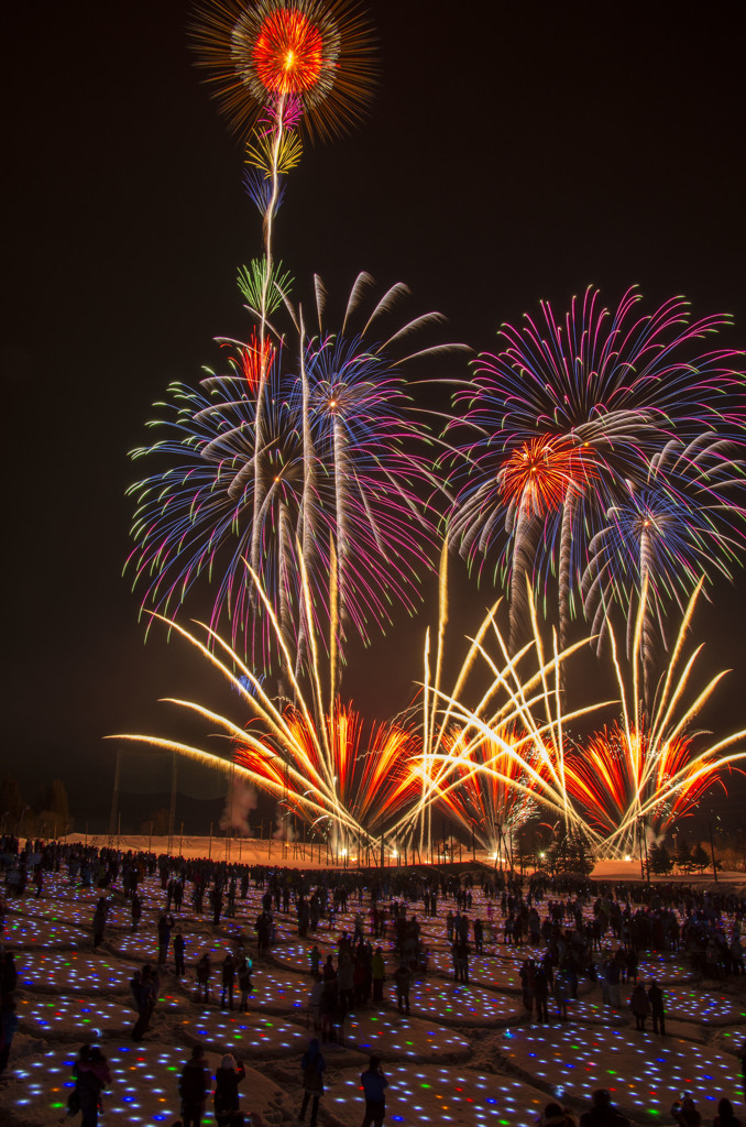 越後妻有　冬花火