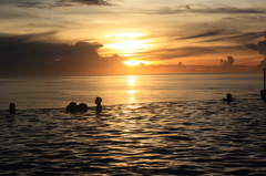 グアムの夕日