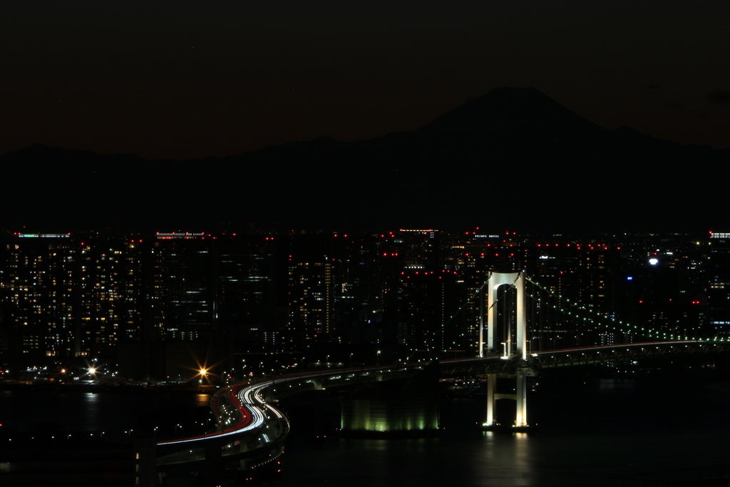 富士山夜景