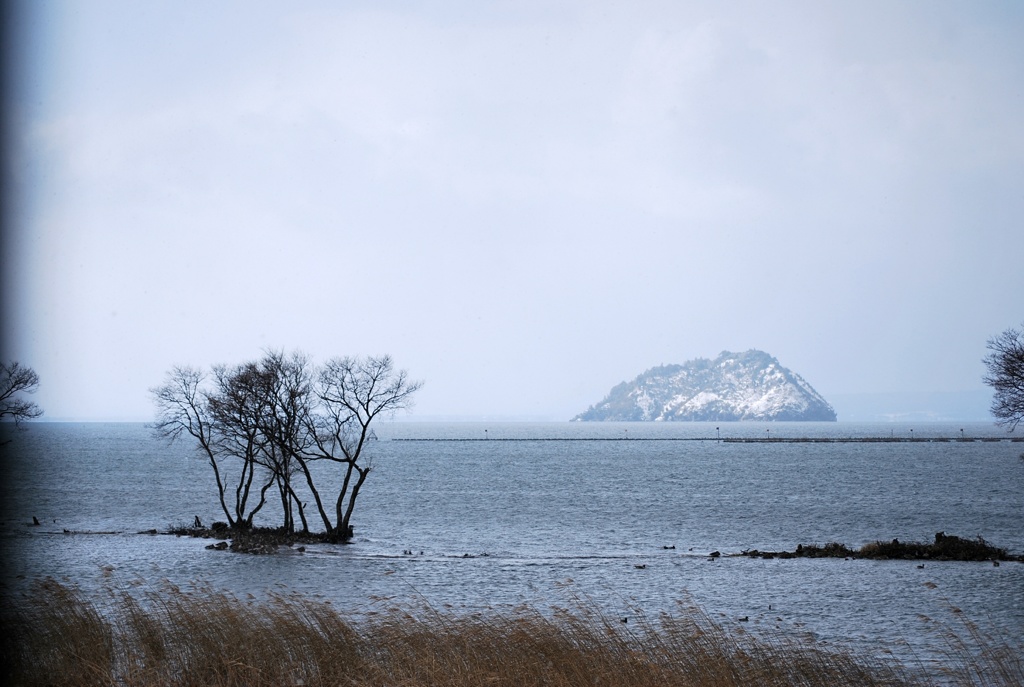 冬の琵琶湖