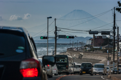 稲村ヶ崎からの富士山