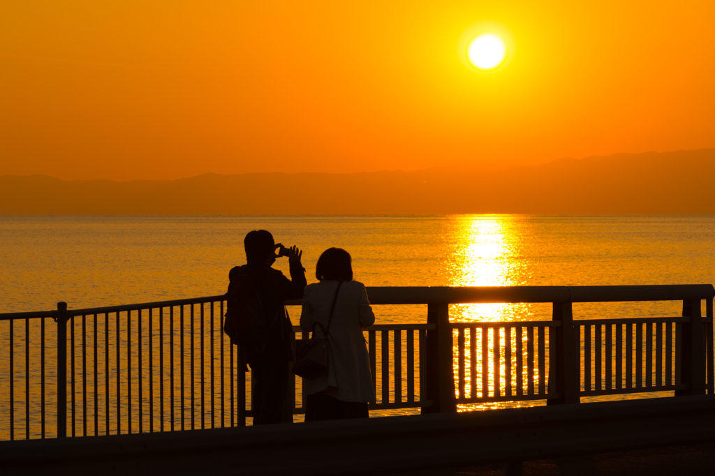 稲村ヶ崎　夕景