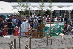 油壺　第40回道寸祭り　笠懸