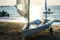 森戸海岸・ヨット