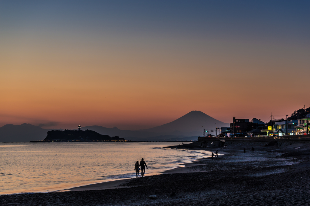 稲村ヶ崎　夕景