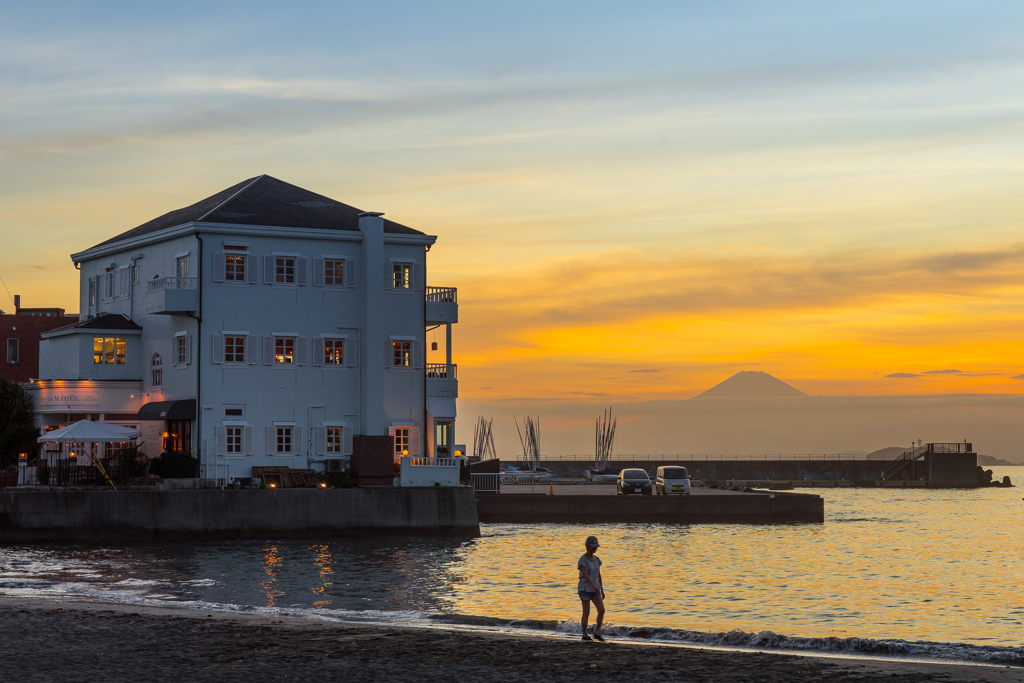 鐙摺　夕景