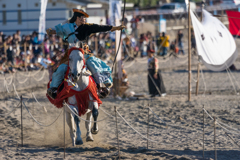 逗子海岸　流鏑馬
