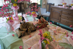 ブラフ18番館　桃の節句　　　"華"！"花"！装飾