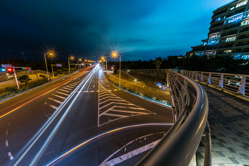 国道134号線　浜須賀歩道橋