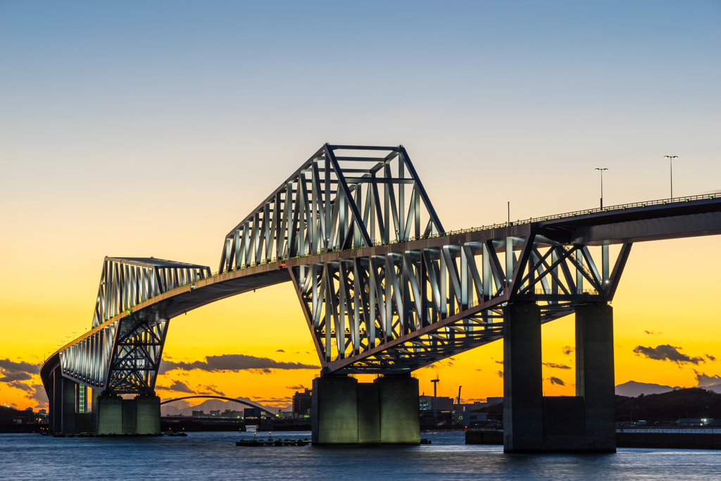 東京ゲートブリッジ・夕景
