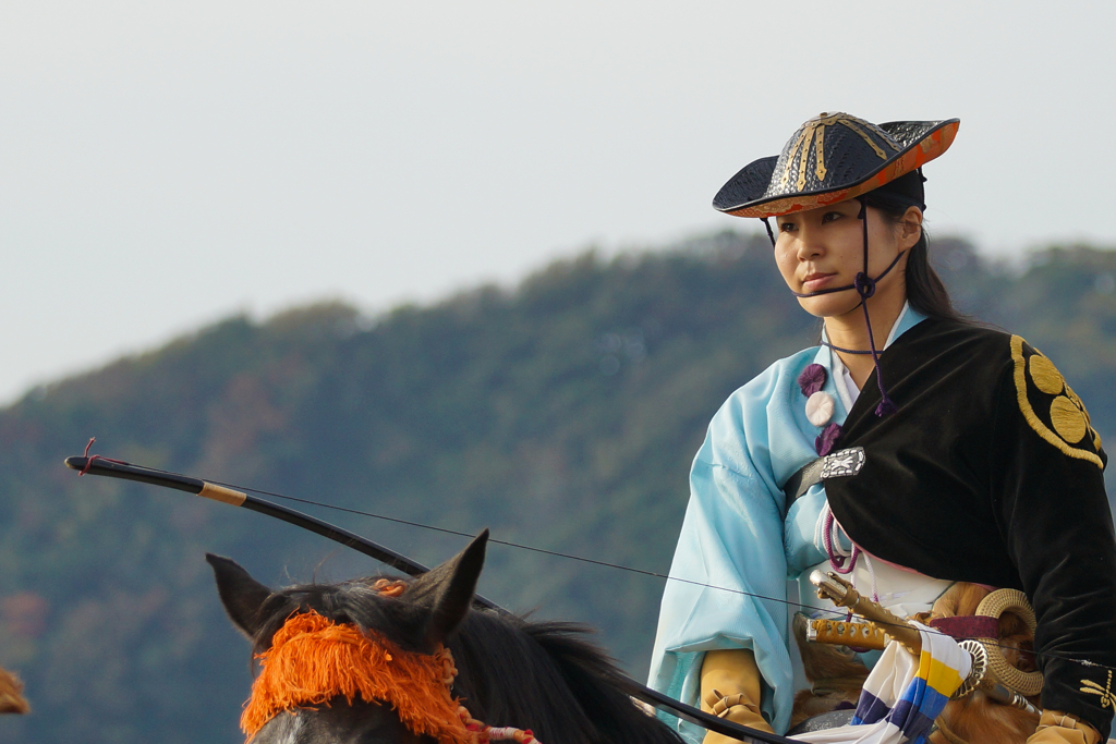 逗子海岸　流鏑馬