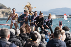 江ノ島・寒中神輿