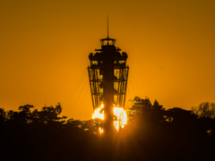 シーキャンドル　夕日