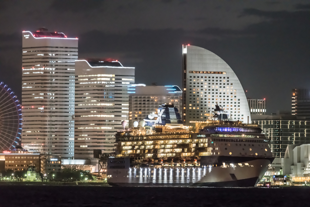 大黒ふ頭からのセレブリティ・ミレニアム
