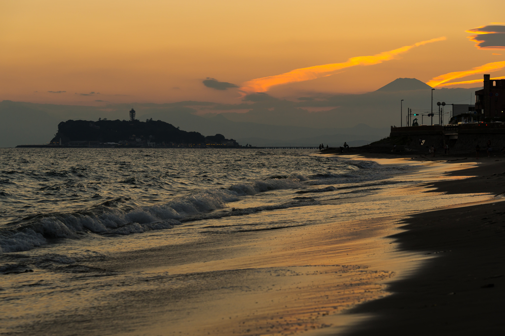 稲村ヶ崎夕景