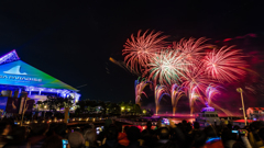 八景島　クリスマスイブ花火シンフォニア