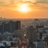 横浜の夕景