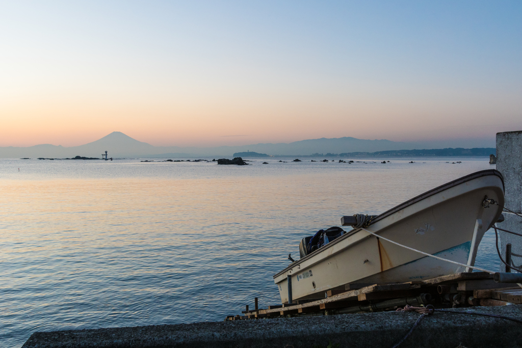 真名瀬　夕景
