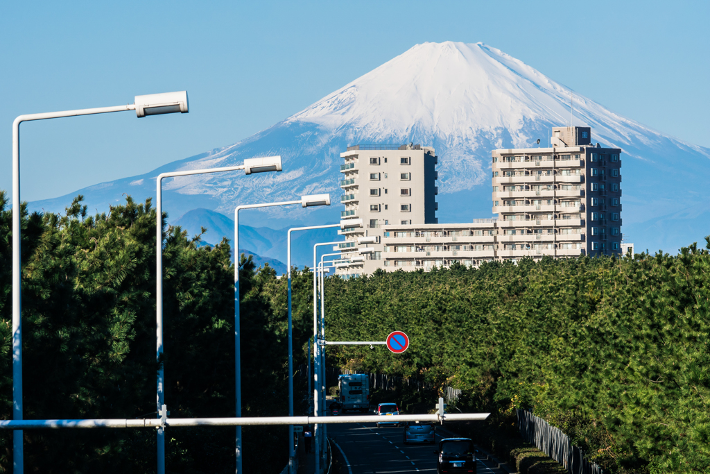 辻堂からの富士山