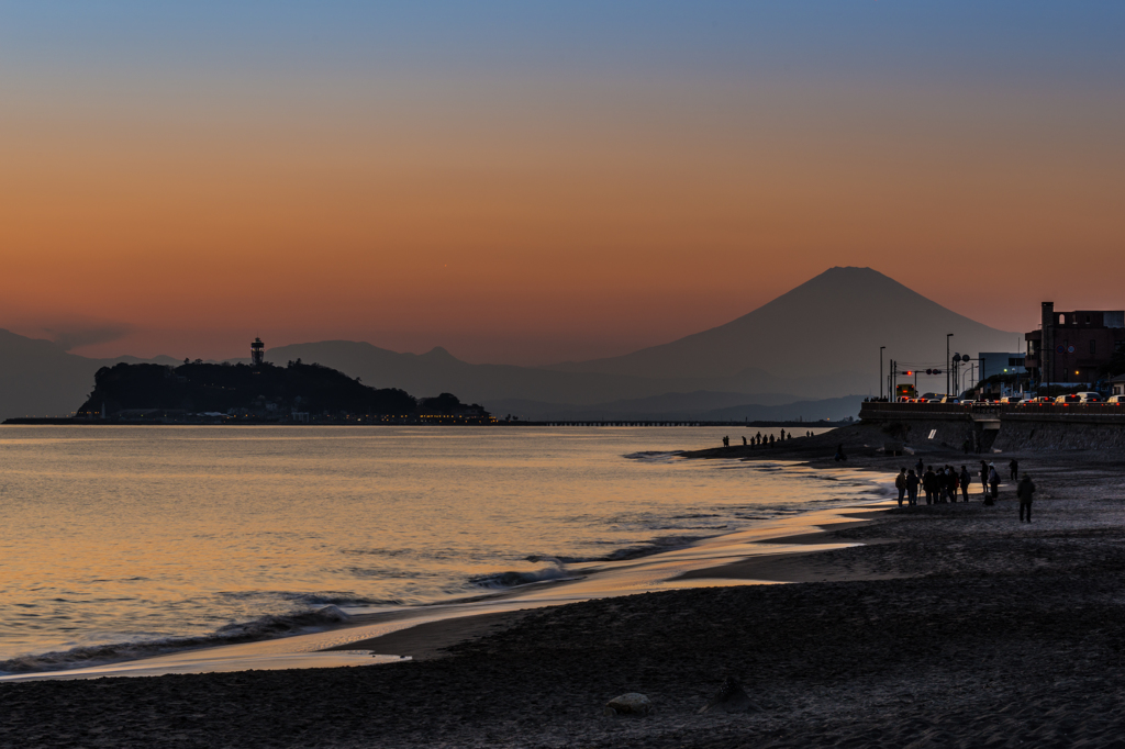 稲村ヶ崎　夕景