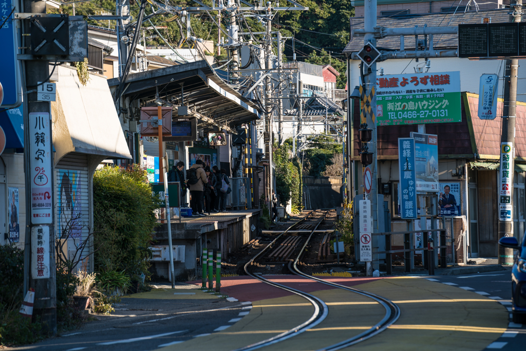 江ノ電　腰越駅