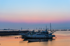 真名瀬　夕景