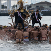 江ノ島東浜寒中神輿