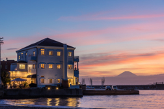 鐙摺　夕景