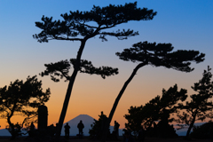 森戸からの富士山