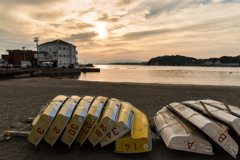 鐙摺夕景