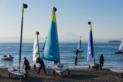 森戸海岸・ヨット