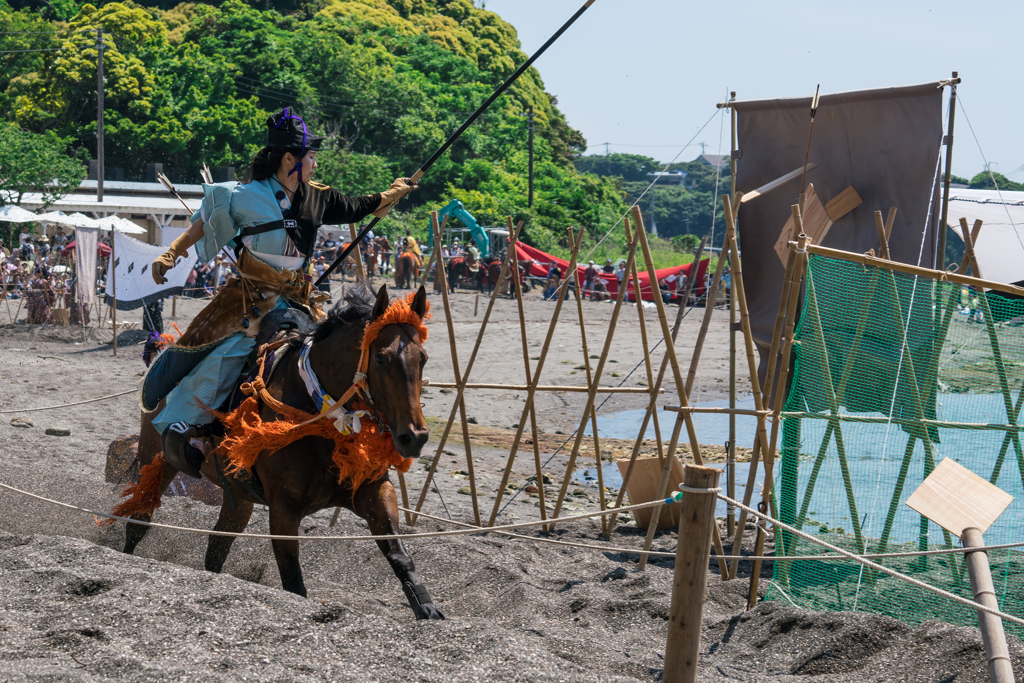 油壺　第40回道寸祭り　笠懸