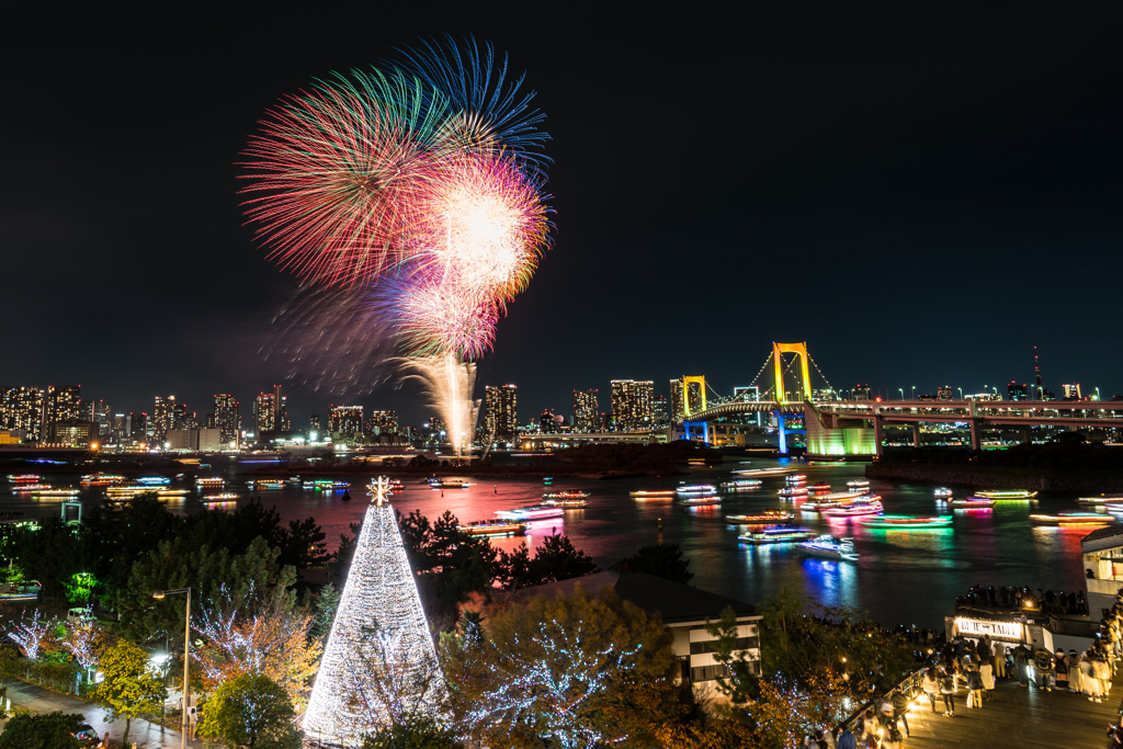 お台場レインボー花火2018