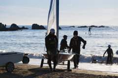 森戸海岸・ヨット