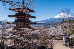 新倉山浅間公園　忠霊塔