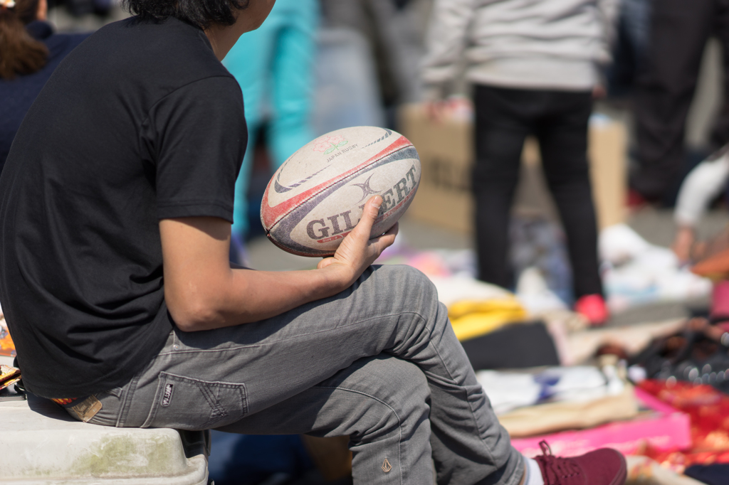 ラグビーボールの彼