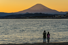 茅ヶ崎の夕景