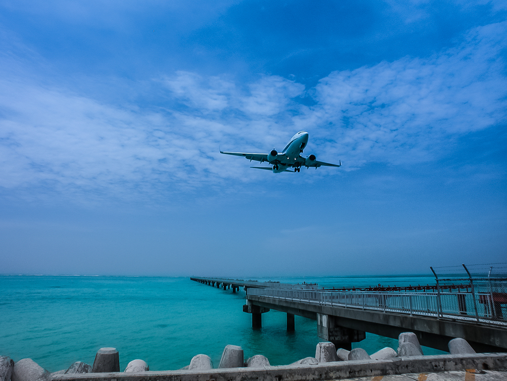 下地島　飛行機訓練