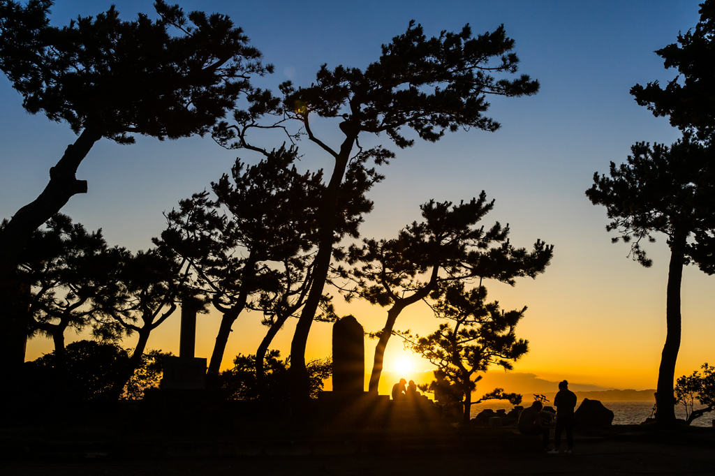 森戸の夕景