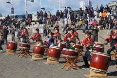 江ノ島東浜寒中神輿