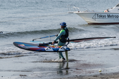 森戸海岸ウインドサーフィン