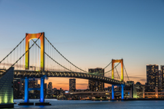 レインボーブリッジ点灯