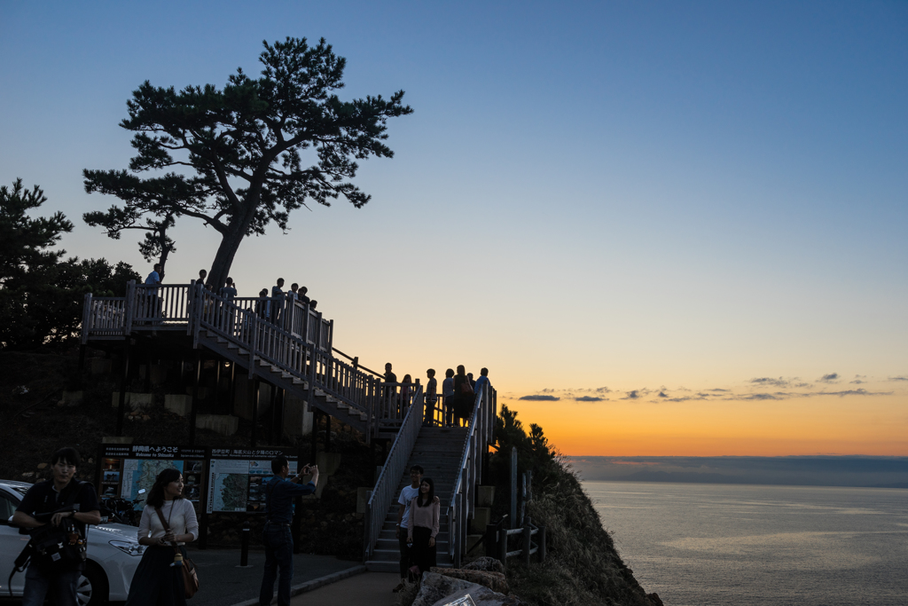 黄金崎夕景